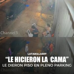 Le hicieron la cama: Les dieron piso en pleno parking