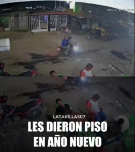 Les dieron piso afuera de sus casa en fin de año 